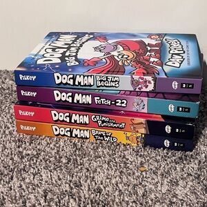 Dog Man Book Set by Pilkey